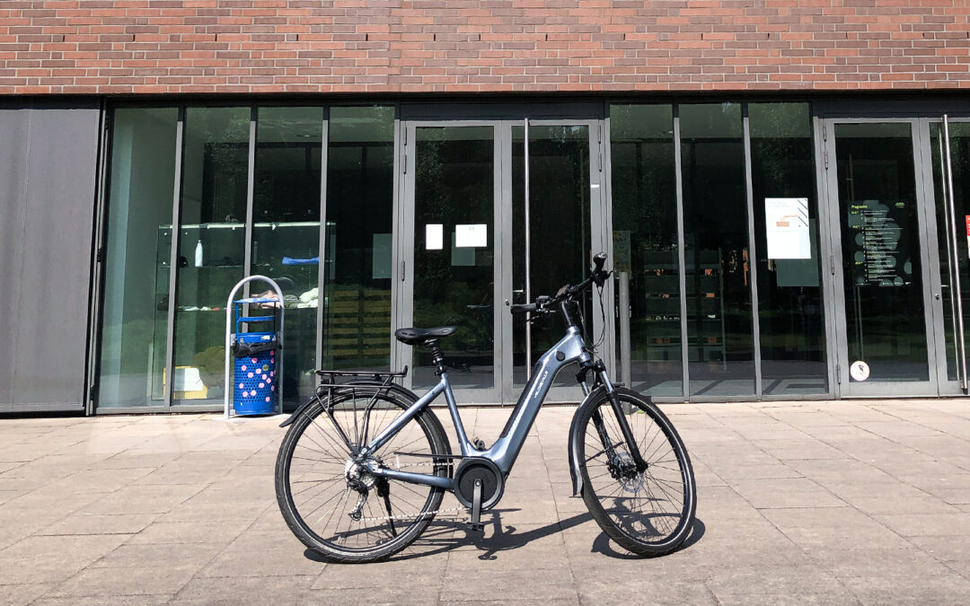 DesignKiosk dank E-Bike mobil!